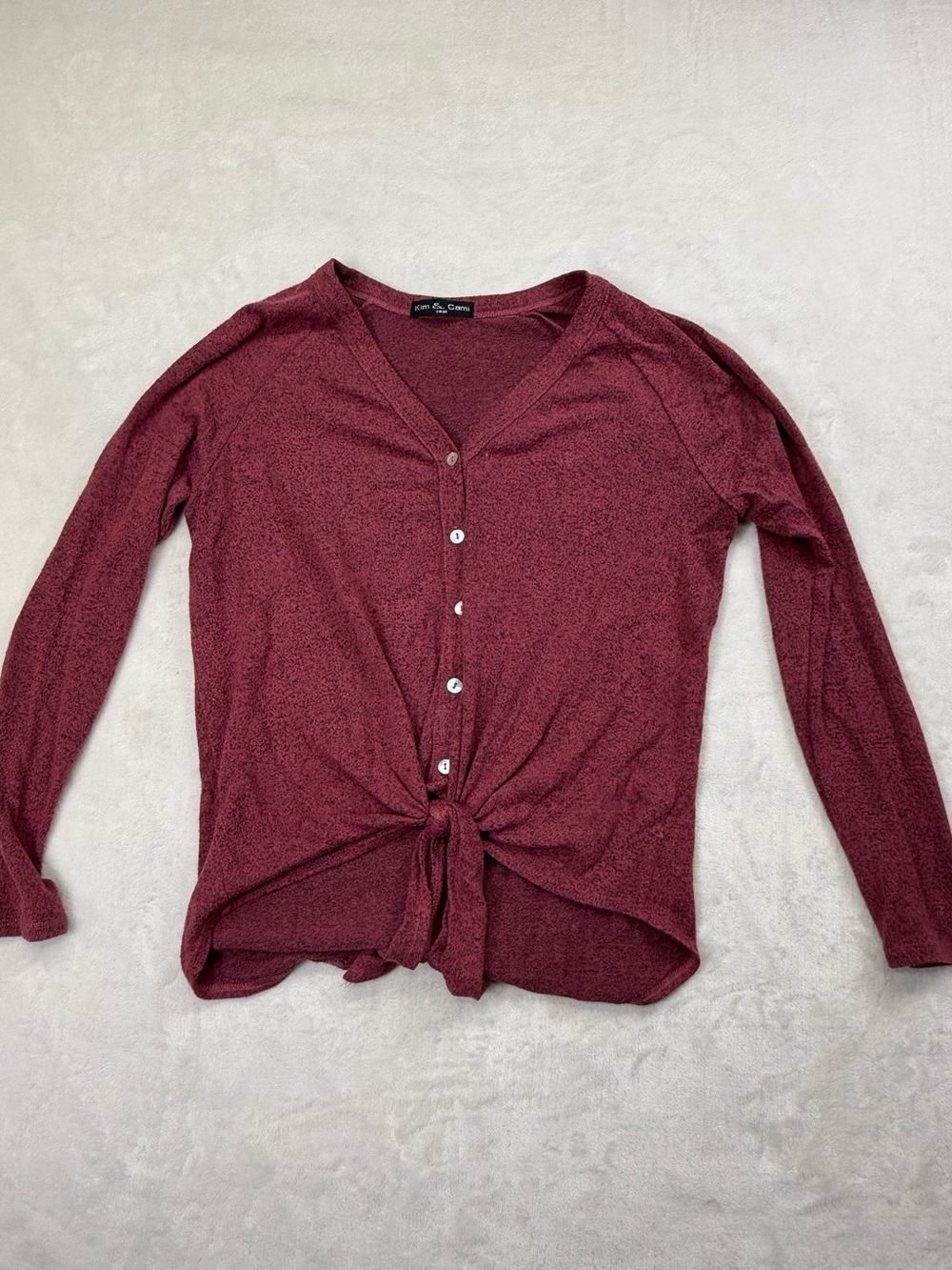 Women’s Button-Front Tie Top